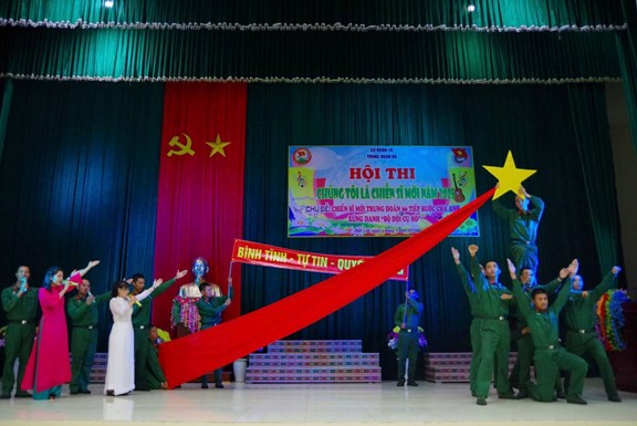 Hội thi chúng tôi là chiến sĩ mới Trung đoàn 66